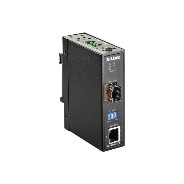 D-Link DIS-M100G-SW, 4000 Mbit/s, 100BASE-FX, 100Base-TX, 1000Base-T, 1000Base-X, IEEE 802.3ab, IEEE 802.3u, IEEE 802.3x, IEEE 802.3z, Gigabit Ethernet, 10,100,1000 Mbit/s, 2,976 pps