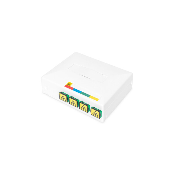 DIGITUS FTTH Gehäuse mit 4 x SC SX Kupplung
