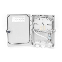 DIGITUS FTTH Distributions Box für Außen 6 SC/DX