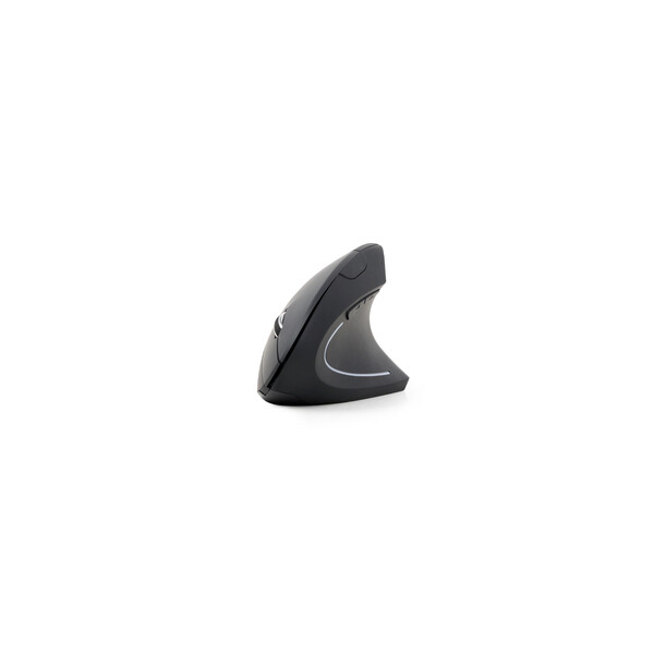 Gembird MUSW-ERGO-01 - rechts - Vertikale Ausführung - Optisch - RF Wireless - 1600 DPI - Schwarz