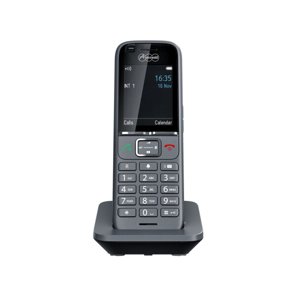 Auerswald COMfortel M-710, IP-Telefon, Titan, Kabelloses Mobilteil, Kunststoff, Staubresistent, IP40