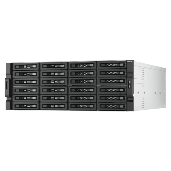 QNAP TL-R2400PES-RP, HDD / SSD-Gehäuse, 2.5/3.5", SATA, 6 Gbit/s, Hot-Swap, Schwarz, Grau