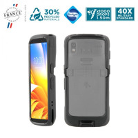 Mobilis 065030, Cover, Schwarz, Zebra, TC22 - TC27 - HC50 - HC20, Antibakteriell, Fallbeständig, Staubresistent, Kratzresistent, Schockresistent, Frankreich
