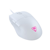 Turtle Beach Pure SEL – Ultraleichte, ergonomische RGB-Gaming-Maus, optischer 8K DPI-Sensor, mechanische Schalter, Vorspannsystem, reine PTFE-Gleitelemente, RGB-Beleuchtung Weiß, rechts, Optisch, USB Typ-A, 8000 DPI, Weiß