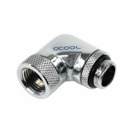 Alphacool 17056, Anpassung, Messing, Chrom, 1/4 Zoll,...