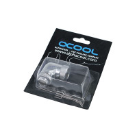 Alphacool 17056, Anpassung, Messing, Chrom, 1/4 Zoll, 90°, 30 mm