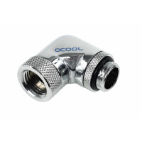 Alphacool 17056, Anpassung, Messing, Chrom, 1/4 Zoll,...