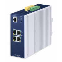 Planet IP30 DIN-rail Industrial L2+, Managed, L2+, Gigabit Ethernet (10/100/1000), Vollduplex, Wandmontage