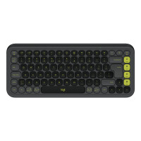 Logitech POP ICON KEYS, Mini, Kabellos, Bluetooth, Scherenschalter, QWERTY, Graphit, Grün