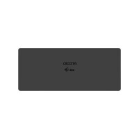 Dicota D31953, Kabelgebunden, USB Typ-C, 3,5 mm, 10,100,1000 Mbit/s, Schwarz, MicroSD (TransFlash), SD