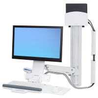 Ergotron StyleView, Multimedia-Ständer, Weiß, Aluminium, Kunststoff, PC, 13,2 kg, 61 cm (24")