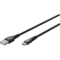 Goobay 74526, 1 m, USB C, USB A, USB 2.0, 0,48 Gbit/s,...