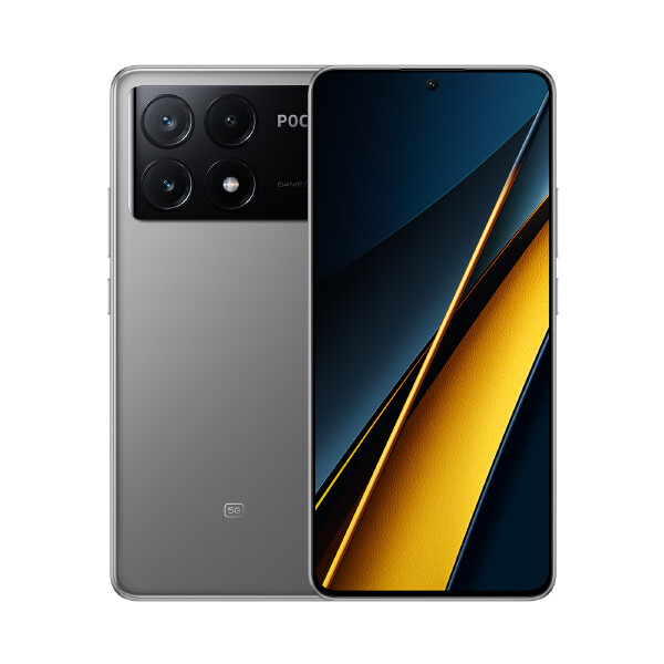 Xiaomi POCO X6 Pro, 16,9 cm (6.67"), 2712 x 1220 Pixel, 8 GB, 256 GB, 64 MP, Grau