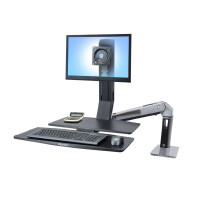Ergotron WorkFit -A, Single LD @ Worksurface+, 9,1 kg, 61...