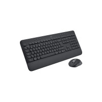 Logitech 920-011006, Kabellos, Bluetooth, Membran Key Switch, QWERTZ, Graphit, Maus enthalten