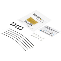 StarTech.com Sicherheitskabel - 5er Pack - Stahl - verstellbar, Kabelbinder, Flur, Stahl, Silber