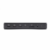i-tec Thunderbolt 4 Dual DisplayPort Docking Station PRO + Power Delivery 92 W, Kabelgebunden, Thunderbolt 4, 92 W, 3,5 mm, 10,100,1000,2500 Mbit/s, Schwarz