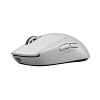Logitech G PRO X SUPERLIGHT 2, rechts, Optisch, RF Wireless, 32000 DPI, 0,5 ms, Weiß