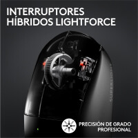 Logitech G PRO X SUPERLIGHT 2, rechts, Optisch, RF Wireless, 32000 DPI, 0,5 ms, Weiß