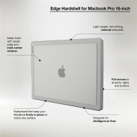 Incase Edge Hartschalenhülle mit Makrolon® für ein MacBook Air von 16 Zoll (ca. 41 cm) (M1-M4, 2021–2024), Hartschalenkoffer, 40,6 cm (16")