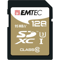 EMTEC ECMSD128GXC10SP, 128 GB, SDXC, Klasse 10, 95 MB/s,...