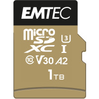 EMTEC ECMSDM1TXC10SP, 1000 GB, MicroSDXC, Klasse 10,...