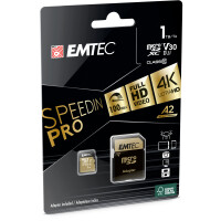 EMTEC ECMSDM1TXC10SP, 1000 GB, MicroSDXC, Klasse 10,...