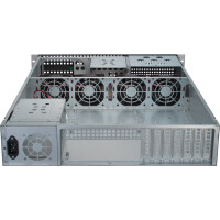 Inter-Tech 2U-2129N, Rack, Server, Schwarz, Silber, ATX,...