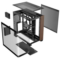 Antec C8 Curve Wood, Full Tower, PC, Schwarz,...