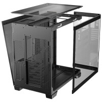 Antec C8 Curve Wood, Full Tower, PC, Schwarz, Transparent, Holz, ATX, ITX, Glas, Kunststoff, Stahl, Holz, 17,5 cm