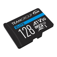 Team Group ELITE, 128 GB, MicroSDXC, UHS-I, 90 MB/s, 45...