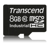 Transcend microSDHC10I 8GB, 8 GB, MicroSDHC, Klasse 10,...