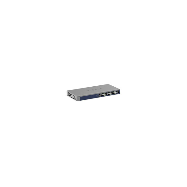 Netgear S3600 Series XS724TM - Switch - 2+/L3 Lite - Smart - 24 x 10/25 Gigabit Ethernet+ 4 - Switch - 560 Gbps