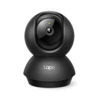 TP-LINK TAPO C201, IP-Sicherheitskamera, Drinnen, Verkabelt & Kabellos, Tisch/Wand, Schwarz, 75.2°