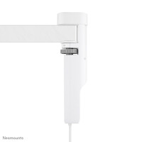 Neomounts DS22-840WH6 Tischsteckdose mit Klemme und USB-C- und USB-A-Anschlüssen - Schnellladung, 1,4 m, Drinnen, Typ F, Kunststoff, Weiß, Power Delivery
