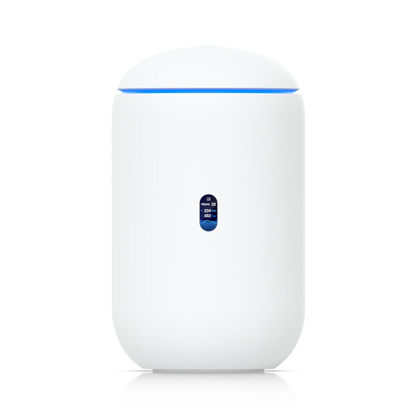 Ubiquiti Dream 7, Wi-Fi 7 (802.11be), Tri-Band (2,4 GHz/5 GHz/6 GHz), Ethernet/LAN, Weiß, Tabletop-Router