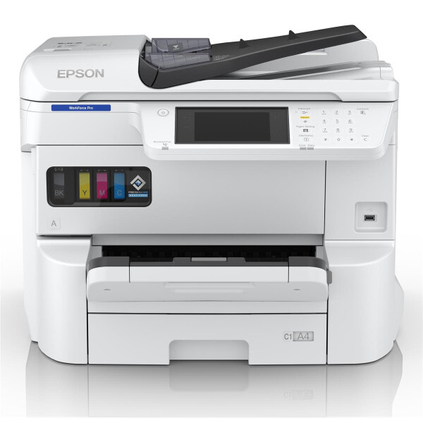 Epson WorkForce Pro EM-C7100DWF, Tintenstrahl, Farbdruck, 4800 x 1200 DPI, A3+, Direktdruck, Weiß