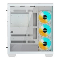 Gigabyte C500 PANORAMIC STEALTH, Midi Tower, PC, Weiß, ATX, Mini-ATX, Mini-ITX, Glas, Kunststoff, Stahl, Gaming