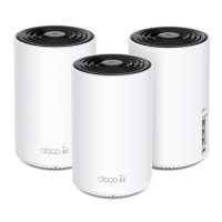 TP-LINK AXE5400 Tri-Band Mesh Wi-Fi 6E System, 3er Pack, Weiß, Intern, 670 m², 0 - 40 °C, -40 - 60 °C, 10 - 90%