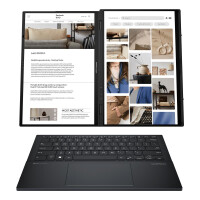 ASUS Zenbook Duo UX8406MA-PZ073W, Intel Core Ultra 7, 35,6 cm (14"), 2880 x 1800 Pixel, 16 GB, 1 TB, Windows 11 Home