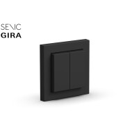 Senic Friends of Hue Switch, Tasten, Gemischte Farben, Schwarz, Grau, Weiß, Polycarbonat (PC), 2-Wege, ZigBee, 2400 MHz