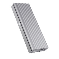 ICY BOX IB-1817MA-C31, SSD-Gehäuse, M.2, PCI Express 3.0, 10 Gbit/s, USB Anschluss, Silber