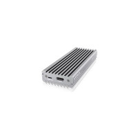 ICY BOX IB-1817MA-C31, SSD-Gehäuse, M.2, PCI Express 3.0, 10 Gbit/s, USB Anschluss, Silber