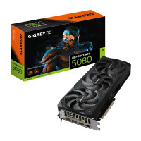 Gigabyte GeForce RTX 5080 WINDFORCE OC SFF 16G Grafikkarte - 16 GB GDDR7, 256 Bit, PCI-E 5.0, 2670MHz Kernfrequenz, 3 x DP 2.1a, 1 x HDMI 2.1b, GV-N5080WF3OC-16GD, GeForce RTX 5080, 16 GB, GDDR7, 256 Bit, 7680 x 4320 Pixel, PCI Express x16 5.0