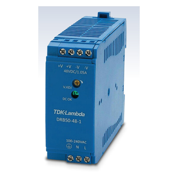 Allied Telesis AT-DRB50-48-1, Netzteil (PSU), Blau, 30 mm, 90 mm, 75 mm, 175 g