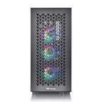 Thermaltake CA-1S3-00M1WN-03, Midi Tower, PC, Schwarz, ATX, micro ATX, Mini-ITX, SPCC, 16 cm