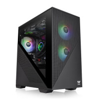 Thermaltake Divider 170 TG ARGB, Midi Tower, PC, Schwarz,...