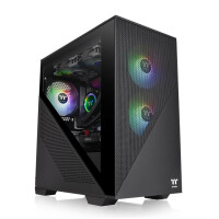 Thermaltake Divider 170 TG ARGB, Midi Tower, PC, Schwarz,...
