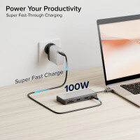 Alogic FUPHDDP1, Kabelgebunden, USB 3.2 Gen 1 (3.1 Gen 1)...