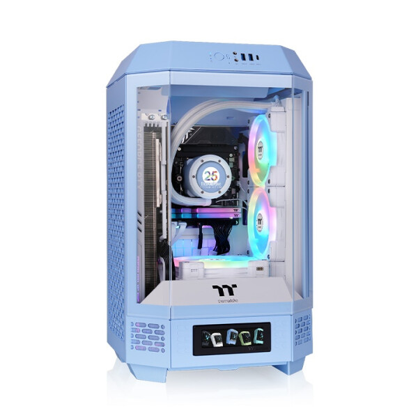 Thermaltake The Tower 250 Hydrangea Blue, Mini Tower, PC, Blau, Mini-ITX, SPCC, 21 cm
